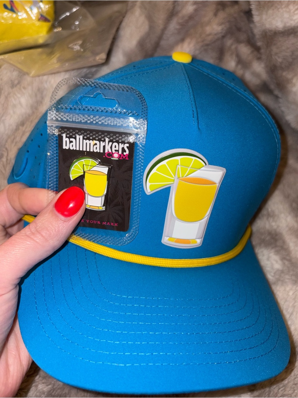 Logie Joe’s Tequila Rope Hat with matching ball marker
